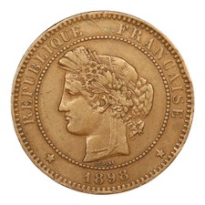Cérès 10 Centimes 1898