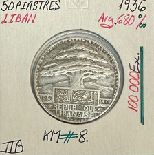 LIBAN - 50 PIASTRES 1936 -