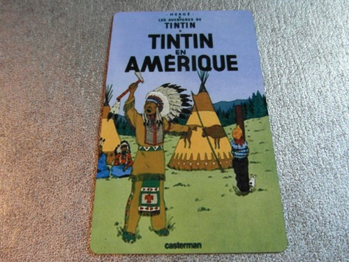 Tintin amerique carte - tintin,