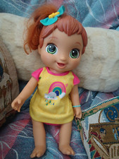 POUPEE  INTERACTIVE BABY ALIVE HASBRO ROUSSE AUX YEUX VERTS   34 CM - ANNEE 2019