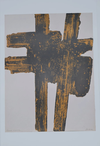 Pierre soulages eau forte - :, eau-forte