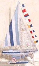 Wooden Model Sailboat  MS-785