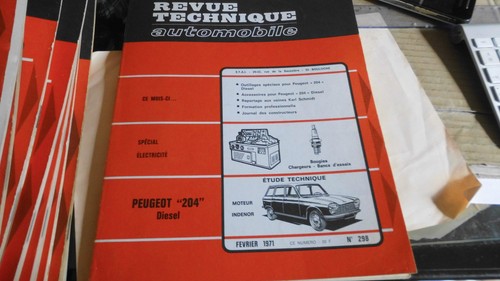 Rta peugeot 204 diesel - ,