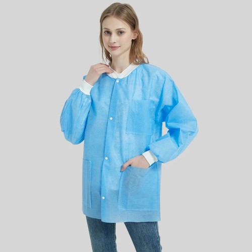Pcs disposable lab jackets - 10,