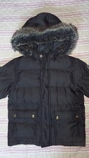  joli Manteau anorak  doudoune noir Petit Bateau 5 Ans 108 cm tbe