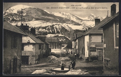 Cpa mont dauphin fontaine des - cpa,