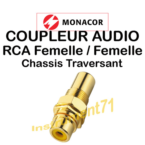 Fiche rca chassis contacts - 1,