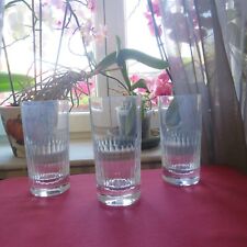 3 verres à orangeade en