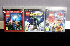 Lot 3 Jeux PS3 PAL FR LEGO Harry Potter + LEGO Batman 3 + LEGO Movie