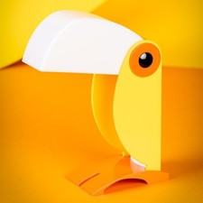 Lampe de table Toucan par Enea Ferrari bureau Linea Zero Old Timer Ferrari...