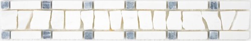 Marbre bordure blanc noir - bordure, bain