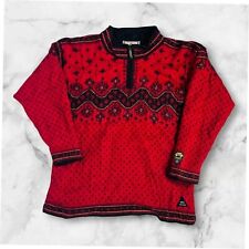 Pull Dale Of Norway 1/4 Zip Doublé à Motifs - Pure Laine - XS