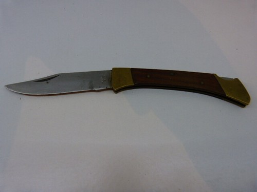 Couteau bois laiton - en,