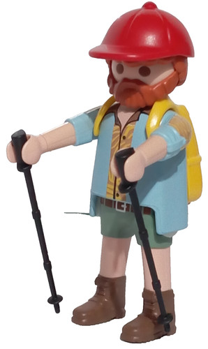 Playmobil figurine randonneur - playmobil,