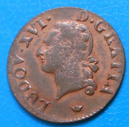 Louis xvi liard 1789 - louis,