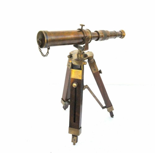 Télescope ancien laiton - télescope,