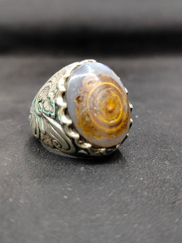 Bague faite main - , agate