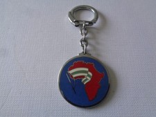 ANCIEN PORTE CLE METAL EMAILLE SCOA SOCIETE COMMERCIALE DE L'OUEST AFRICAIN