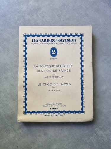 Cahiers occident vieux - :,