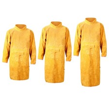 Tablier soudé en cuir de