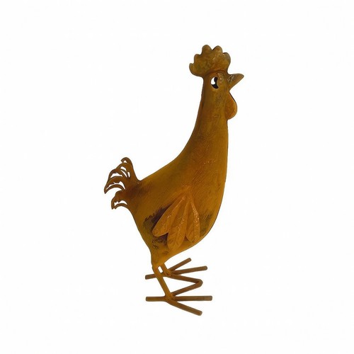 Coq métal effet rouillé - coq,