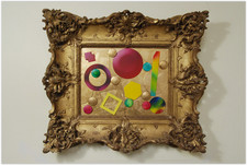 Superbe tableau contemporain, pièce originale et unique.