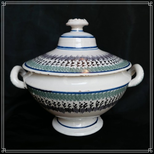 Magnifique soupeire faience - soupeire, en