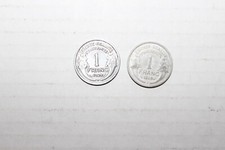 monnaie rare faute de frappe de 1 franc alu morlon de 1949B