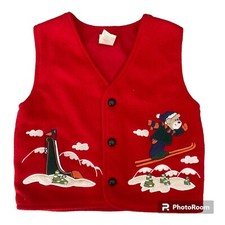 Fleece Christmas Winter Vest