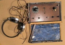 Poste à galène avec écouteurs