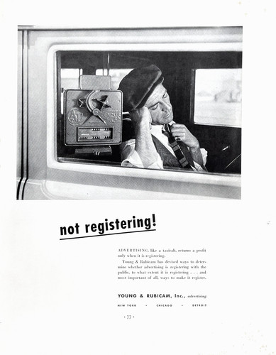 Young rubicam agency taxi - ad,