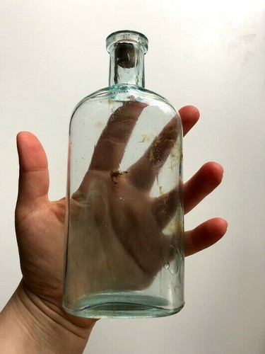 Vintage clear whiskey rum - clear,