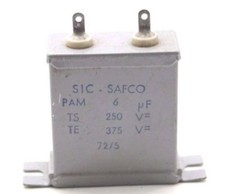CONDENSATEUR SIC - SAFCO 6uF