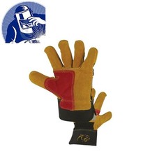 Soudure Équipement Panthère Canadien Gréeur Gant P3805 Peau de Porc Et Coton