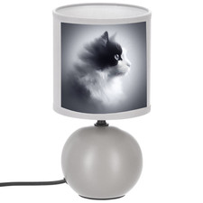 LAMPE DE CHEVET COULEUR GRIS