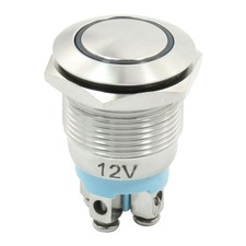 DC 12 V Bleu LED 19mm  Dia en