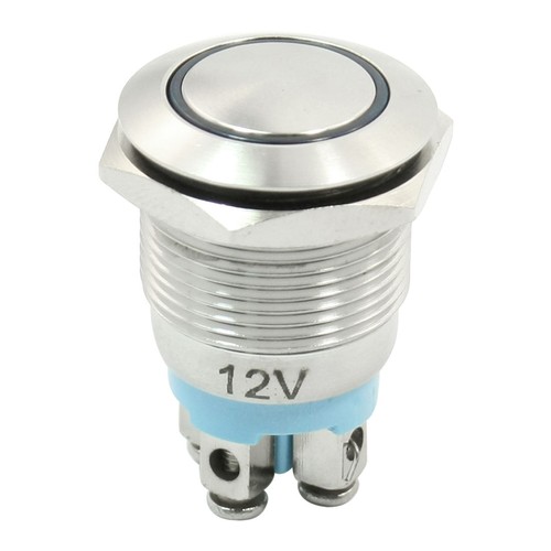 Bleu led 19mm dia en - led,