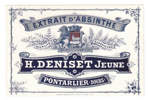 Ancienne étiquette absinthe - ancienne,