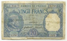 (3732) RARE BILLET de 20