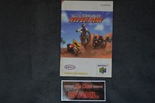 ₪ PAS DE JEU ₪ Notice pour Nintendo 64 - PAL EUR - Top Gear Hyper Bike TopGear