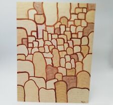 Dessin original de LOÎC VEGLIA " abstraction graphique " signé