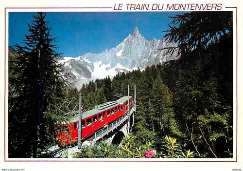 Carte postale trains le - carte,