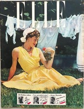 ELLE Magazine n° 241 du 10 Juillet 1950 ancienne revue de mode couture femme