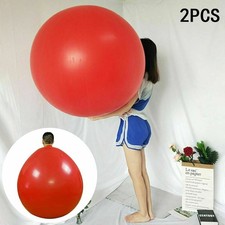 2x Ballon Latex 2Pc 2Pcs Ballons Anniversaire / Mariage Fête Décoration Œuf