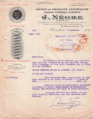 Marseille fabricant negre j - fabricant,
