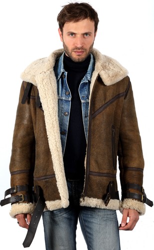 Veste cuir aviateur en - veste,