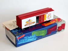 TRES RARE! ROUNDHOUSE HO 3808 WAGON ANNIE OAKLEY TRANSPORT ANIMAUX CIRQUE CHEVAL