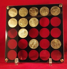 superbe présentoir pour médailles de la Monnaie de Paris