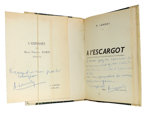 Envoi autographe landry - autographe, a