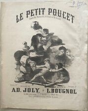 LE PETIT POUCET Partition Chant Piano 1865 Musique Bougnol Paroles Joly